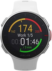 POLAR VANTAGE V – Premium GPS Multisport Watch for Multisport & Triathlon Training (Heart Rate Monitor, Running Power, Waterproof), Standard Edition, White