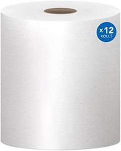 Scott® Essential Universal High-Capacity Hard Roll Towels (01000), with Absorbency Pockets™, 1.5" Core, White, (1,000'/Roll, 12 Rolls/Case, 12,000'/Case)