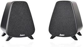 AORS AS-31 Bluetooth Bookshelf Speakers -Active 2.0tereo Computer Speakers for Desktop pc with 3'BASS with RCA/Optics/Wood 80W Higher Quality for Vinyl Studio Monitor Pair(Black)