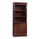 Sauder Palladia Library with Doors, Select Cherry