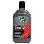 Turtle Wax 53341 Hybrid Solutions Ceramic Polish & Wax 500ml - All In One Scratch & Swirl Removal Treatment Delivers Long Lasting Clarity, Shine, Protection & Water Beading