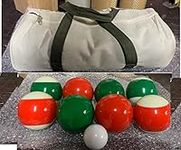 Bocce Ball Set Solid Resin 90mm Out