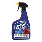 Rose Clear Ultra Gun Fungicide & Insecticide Spray 1 Litre Fights Blackspot & Rust (1 Bottle)