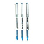 UNI-BALL Eye UB157 0.7mm Roller Ball Pen | Blue Ink, Pack of 3