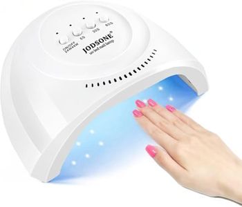 JODSONE UV Lampe für Gelnägel, UV LED Nagellampe mit 30 Lichtperlen Nageltrockner für Gelpolitur, Automatischer Sensor 3 Timer, Premium UV Lampe für Alle UV Gel Nagellack