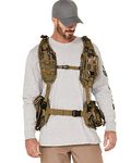 Nomad mens Nwtf Pursuit Convertible Turkey Vest | Camo Hunting Vest, Mossy Oak Bottomland, 1