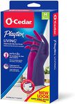 Playtex Living Combo Set Purple and Blue Drip Catch Medium Latex Gloves, 2 CT