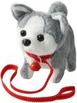 KSABVAIA Plush Husky Toy Puppy Elec