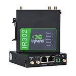 InHand Networks IR302 Industrial IoT LTE 4G VPN Router,LTE Cat 1+ Wi-Fi, Dual sim Card Slots, Management by Cloud Platform, DI/DO Port, Support T-Mobile, AT&T & Verizon, UL Certification