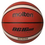 Molten Unisex Bg1600 Basketball, Orange/Ivory, Size 7 UK