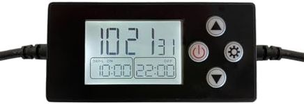 HappyBird Lighting Programmable Sunrise Sunset Dimming Timer - Slowly Dims On & Off - Works on Any LED Light - Auto On and Off - Provides Accurate Timing – Comes with Built-in Battery Backup