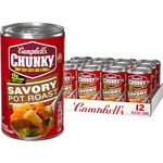 Campbell's Chunky Savory Pot Roast Soup, 18.8 Ounce (Pack of 12)