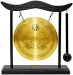Hooshing Feng Shui Gong Brass Desktop Zen Art Home Decor Housewarming Congratulatory Blessing Gift