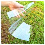 ZHluja 8 Sheets 0.19mm Acetate Mylar Sheet 305 x 610mm Transparent PET Blank Stencil Sheet for Cricut, Silhouette, Craft Template Material