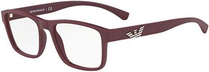 Ray-Ban Emporio Armani EA3149-5751 Eyeglasses MATTE BORDEAUX w/DEMO LENS 55mm, Matte Bordeaux, 55mm