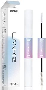 LANKIZ Lash Bond and Seal, Eye Lash Glue, Cluster Lash Glue, Individual Lash Glue for DIY Lash Extension, Individual Lash Clusters, False Strip Lashes, Super Hold 48 Hours Overnight Adhesive