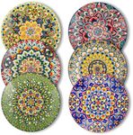 LECOOICS Ceramic Dinner Plates Set 