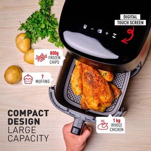 Tefal Easy Fry Max Air Fryer, 5L – Digital, 10 Programs, Black