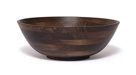 Lipper International Walnut Finished 14" Salad Bowl, Large - Single Bowl (274WN)