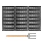 Outspark Grill Grates for Charbroil Performance TRU-Infrared 450 3-Burner 463370719 463371719 463371116 463371316,Emitter Plates for CharBroil G460-0500-W1 Replacement Parts,with Grill Grate Spatula