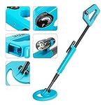 allsun Handheld Metal Detector Waterproof Beginner Metal Detector Junior Treasure Finder Education Exploration Tool DIY Blue