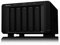 Synology DX517 5 Bay Desktop Network Attached Storage Expansion Enclosure, Black