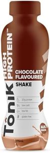 Tonik High Protein Ready To Drink (RTD) Chocolate Flavoured Premium Protein Shake 375 ml (Pack of 6)