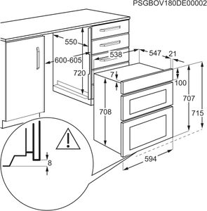 AEG Double Oven – Stainless Steel, 6000 Series