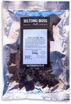 Biltong Boss Jerky Boss Sweet Hot Beef Jerky Sweet and Heat, Ready To Eat Flavoured Meat High Protein Snack, Suitable For Gluten-Free, Paleo, Keto, Atkins Diets & Post-Workout, Low Sugar & Carbs 100g