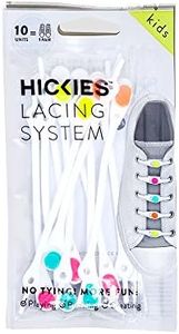 HICKIES Kids Tie-Free Laces - White Multicolor