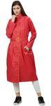 Lymio Women raincoat || raincoat set for Women || raincoat for Women (Women RainCoat) (XL, Red)