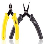 Piececool DIY Tools Set for Metal Earth Model Kits, 2pcs/set Professional Clipper and Needle Nose Pliers for Metal Puzzles Assembling Cutting and Bending Tools Kit