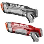 Artcool 2PCS Powerful Electric Water Gun Fast Auto Suction,Full Auto 220+ Continuous Water Pistol Up to 22-26FT Range,IP67 Waterproof Squirt Guns for Adults/Kids(Black+Red)