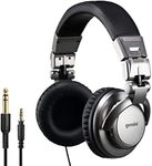 Gemini Sound DJX-500 Professional DJ Headphones, Over-Ear, Wired, 90°/180° Rotating Joints, 57mm Drivers, Padded Ear Cups - Ideal for Studio Monitoring