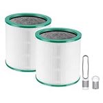 Amalfy 2 Pack of 360° Glass HEPA Filter Replacement Compatible with Dyson Pure Cool Link TP01/TP02 Purifying Tower Fan, Dyson Pure Cool Me BP01 Personal Purifying Fan…