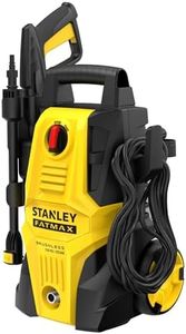 STANLEY FATMAX | 1200W Pressure Washer - 120 BAR Pressure, Portable & Compact, Powerful high-Performance brushless Motor has a max. Pressure Rating of 1,740PSI/120bar with a max. Flow Rate of 318LPH