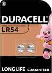 DURACELL LR54 (2 Pack) specialty alkaline battery 1.5V (189/ LR1130) – Long life guaranteed – For use in Digital Thermometer, Calculator, Wrist Watches, Security System Panel, Medical Devices