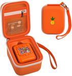 Case for Bitzee Interactive Toy Digital Pet and Case, Hard Carrying Holder for Virtual Electronic Pets React to Touch, Protective Container for AA Batteries and Other Accessories (Box Only)-Orange