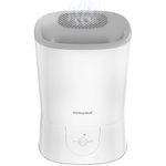 Honeywell HWM440WC Top Fill Warm Mist Humidifier, For Bedrooms & Large Rooms, Baby, Nursery, Plants, 5.7 L, Filter Free, With Essential Oil Cup, Auto Shut-off, Easy to Clean, White