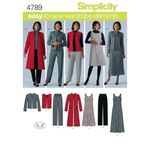 Simplicity Sewing Pattern 4789 Miss/Plus Size Sportswear, AA (10-12-14-16-18)