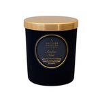 Shearer Candles Amber Noir Scented Jar Candle with Gold Lid, Black, 7cm l x 7cm w x 8.4cm h