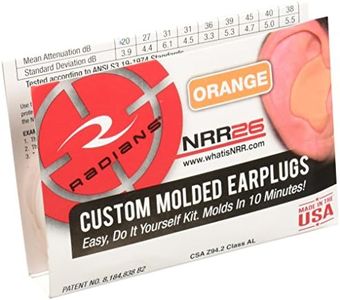 Radians Custom Molded Earplugs, Orange