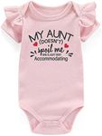 Azzwnee New Cousin Crew Baby Boy Clothes Unisex Funny Baby Girl Bodysuits 0-3 months, My Aunt Doesn't Spoil Me Pink C1, 12-18 Months