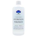 Food Grade Hydrogen Peroxide - Purest Grade 3% - 500ml - Unstabilized and Additive Free - 10 Vols