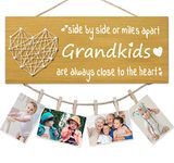 Gifts for Grandma Grandpa from Granddaughter Grandson - Grandkids Picture Frame for Grandmother Grandfather Grandparent for Mothers Day Fathers Day Grandparents Day Birthday Thanksgiving Christmas