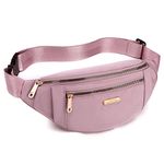 Venzina® Waist Bags for Women Girls with Adjustable Strap, Stylish Bumbag Chest Bag Waterproof Fanny Bag, Oxford Cloth Waist Pack Outdoor Hiking Running Travel