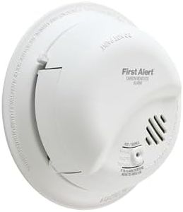 First Alert BRK Carbon Monoxide Detector, Hardwired Alarm with Battery Backup, CO5120BN, White