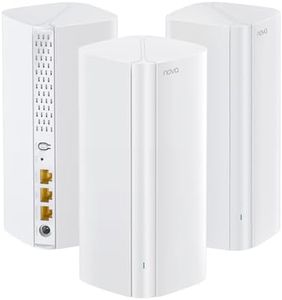 Tenda Mesh WiFi 6 AX3000 Nova MX12 3 Pack - Système WiFi Mesh pour toute la maison - Couverture de 330㎡ - Contrôle parental - Extension de routeur WiFi