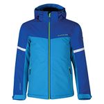 Dare 2b Childrens/Kids Obscure Waterproof Ski Jacket (3-4 UK) (Fluro Blue/Oxford Blue)