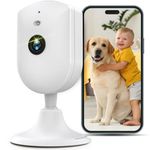 Vimtag 812E 4MP CCTV Camera for Home WiFi Camera, 2.5K Security Camera for Shop Indoor Room Door Baby Pet, Night Vision, 2-Way Audio, AI Motion, Cloud Storage/SD Card Support, 2 Years Warranty, White